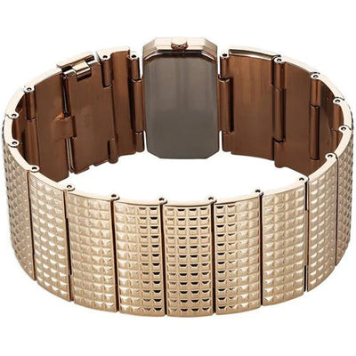 Titan Raga Cocktails Quartz Analog Rose Gold Dial Stainless Steel Strap Watch For Women 29.3mm 95318WM01