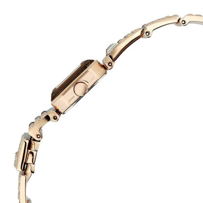 Titan Raga Cocktails Quartz Analog Rose Gold Dial Stainless Steel Strap Watch For Women 29.3mm 95318WM01