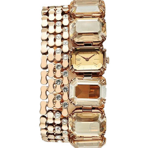 Titan Raga Cocktails Quartz Analog Rose Gold Dial Stainless Steel Strap Watch For Women 18mm 95319WM01