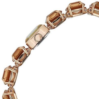 Titan Raga Cocktails Quartz Analog Brown Dial Metal Strap Watch For Women 32mm 95320WM01