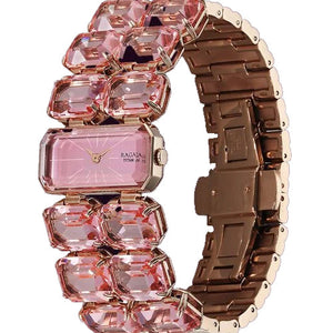 Titan Raga Cocktails Quartz Analog Rose Gold Dial Stainless Steel Strap Watch For Women 18mm 95320WM02