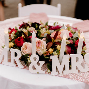 Romantic Burgundy and Pink Forest Wedding