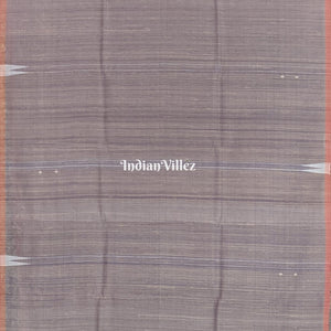 Ash Grey Asta Prahari Theme Gopalpur Tussar Silk Saree