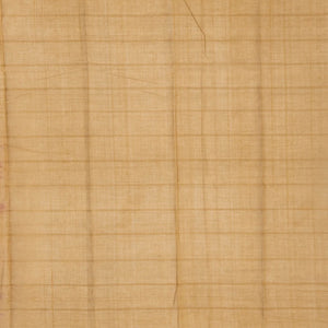 Dark Peach Handloom Rasipuram Cotton Saree With Square Buttas