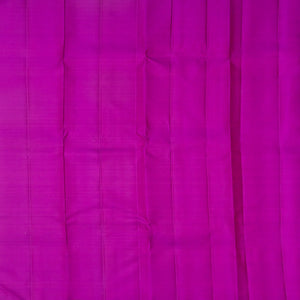Magenta Handloom Kanchipuram Silk Saree With Annam Buttas