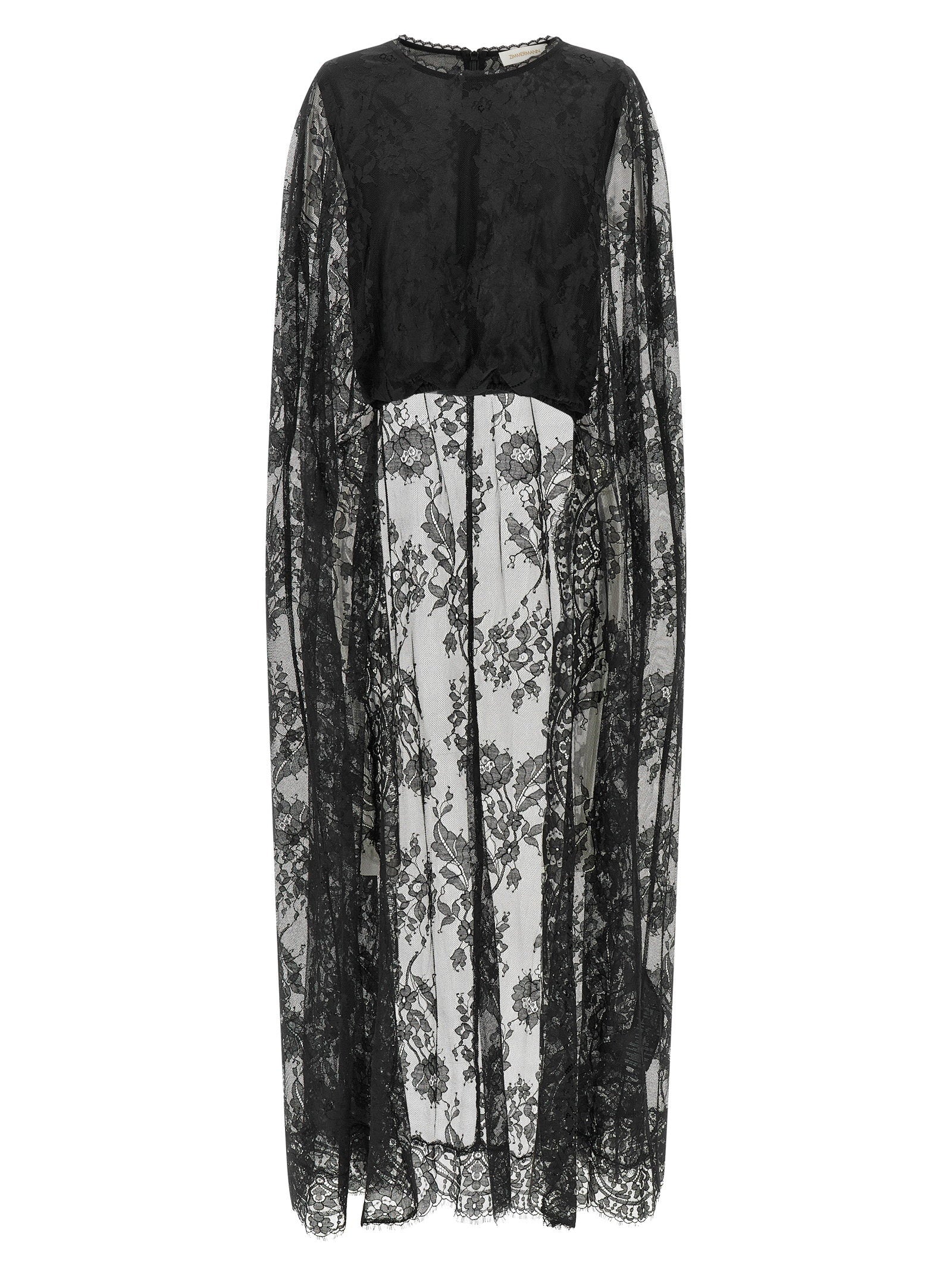 Zimmermann Valiant Lace Caped Top Top