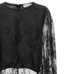 Zimmermann Valiant Lace Caped Top Top