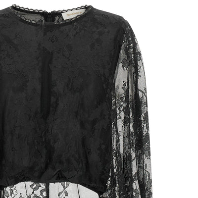 Zimmermann Valiant Lace Caped Top Top