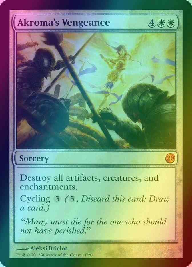 Akroma's Vengeance [11] [From the Vault: Twenty] [Foil]