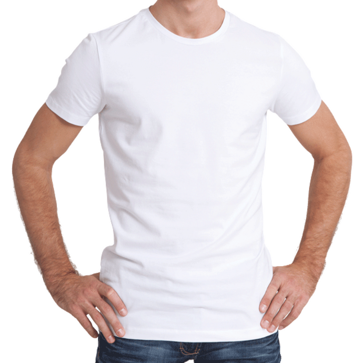 Combo of Half Sleeves 180 GSM T-Shirts for Men Cotton (Red and White)