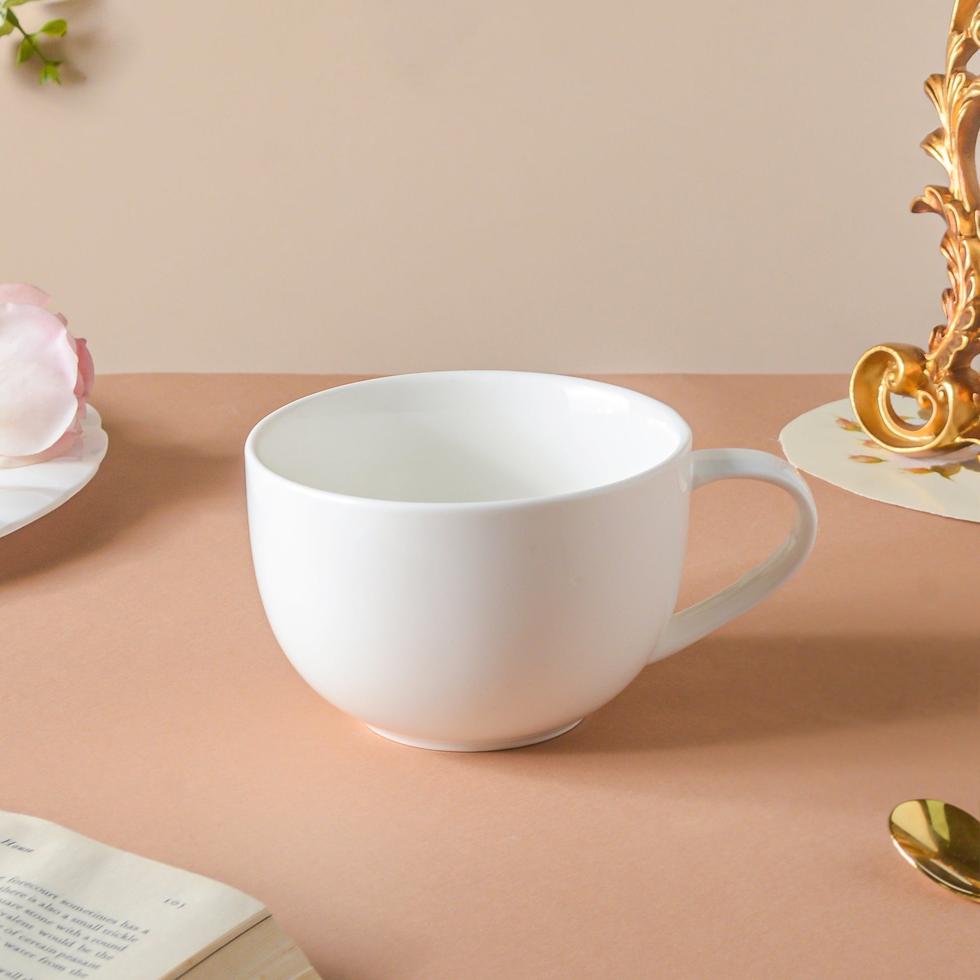 Riona Ceramic Cup White