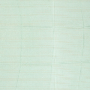 Turquoise Handwoven Linen Saree Printed With Floral Motifs