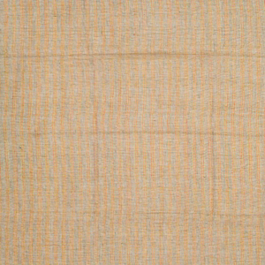 Gold Handloom Linen Saree With Temple Buttas