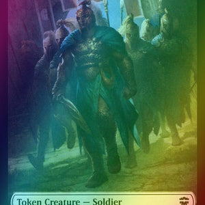 Angel Token (01) // Soldier Token (02) [Commander Legends Tokens] [Foil]