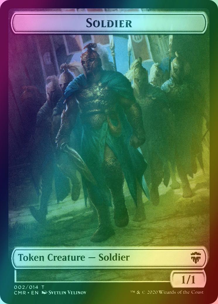 Angel Token (01) // Soldier Token (02) [Commander Legends Tokens] [Foil]