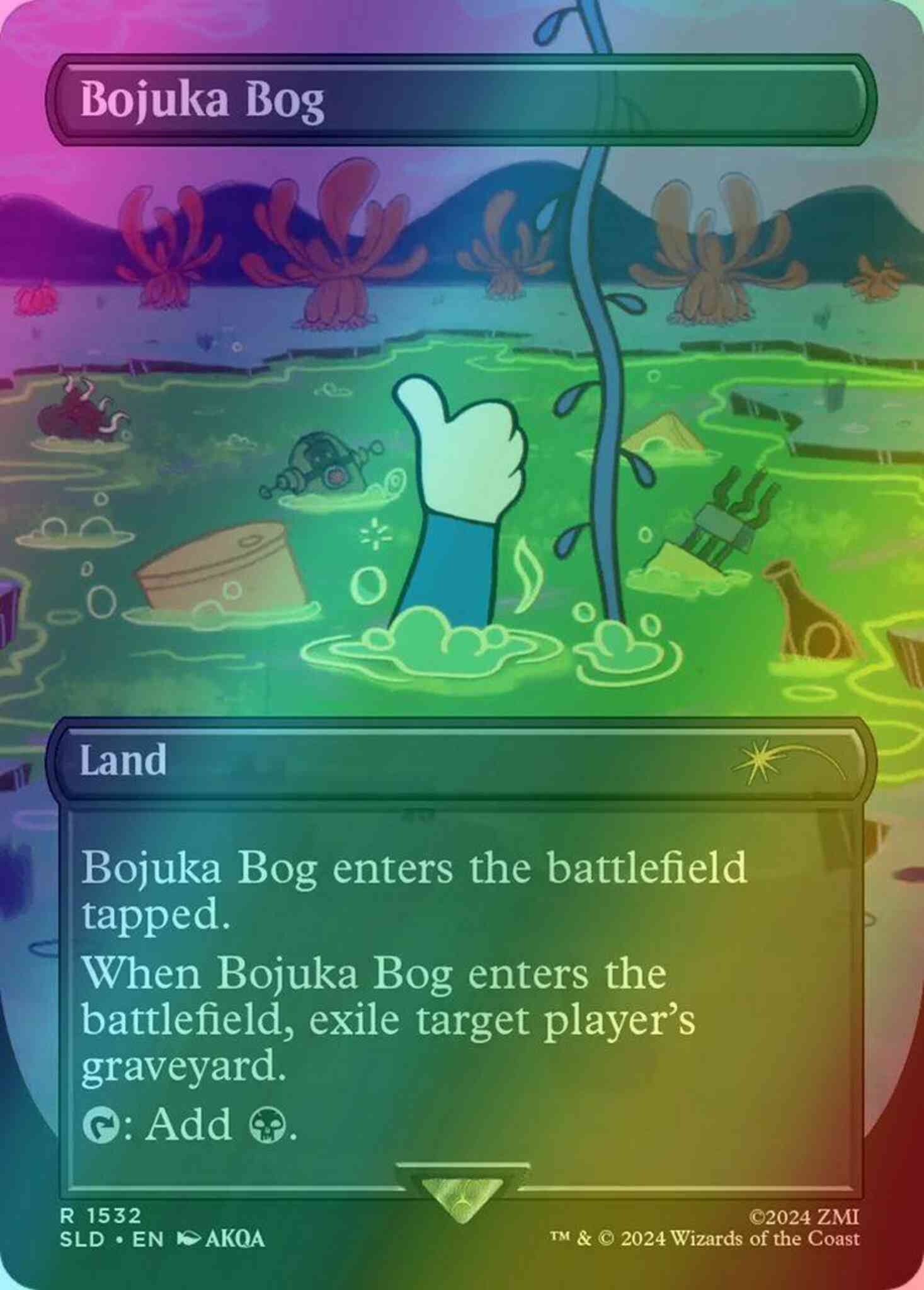 Bojuka Bog [1532] [Borderless] [Fallout: Points of Interest] [Secret Lair Drop] [Foil]