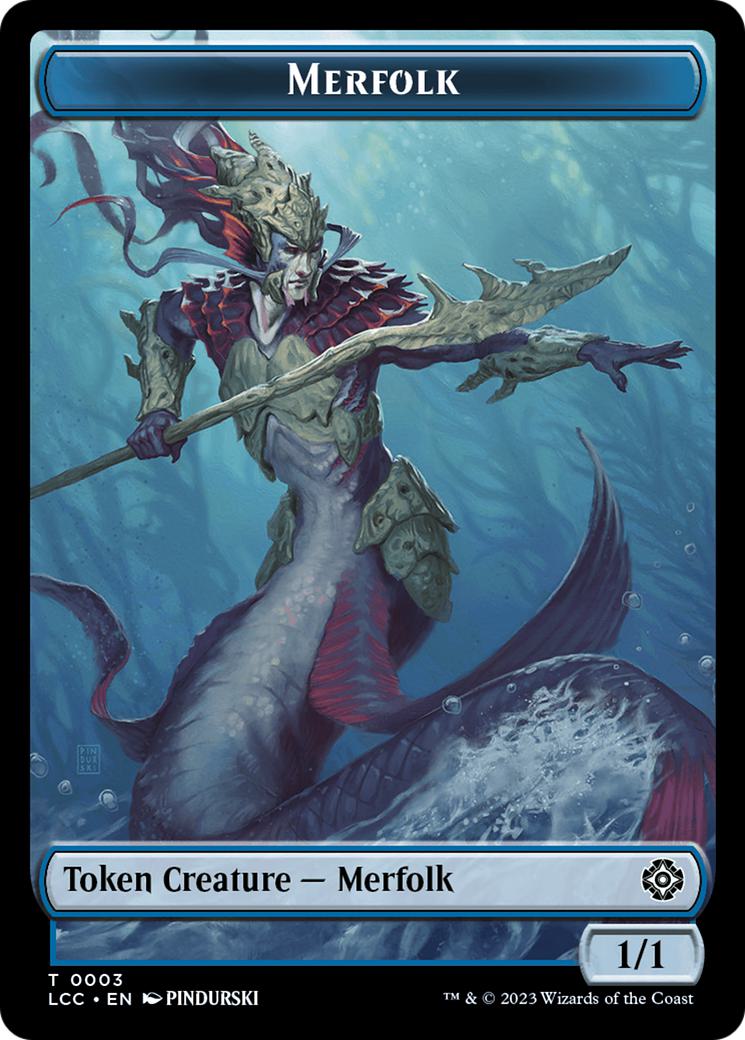 Boar Token (09) // Merfolk Token (03) [The Lost Caverns of Ixalan: Commander: Tokens] [Non-Foil]