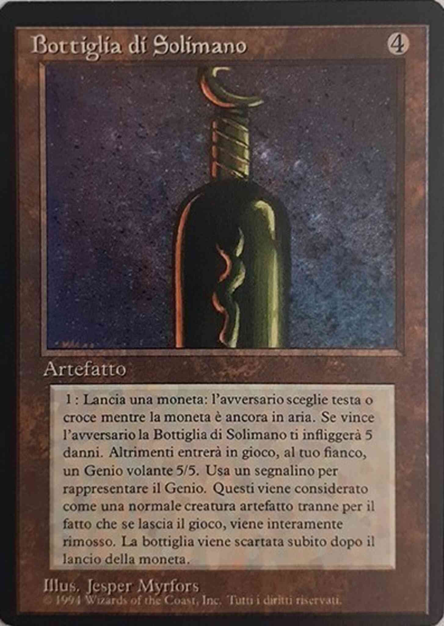 Bottle of Suleiman - Italian [237] [Foreign Black Border: Italian] [Non-Foil]
