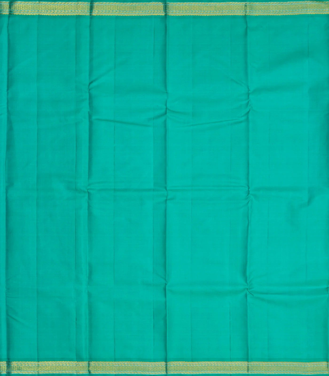 Lemon Yellow Handloom Kanchipuram Silk Saree With Zari Border