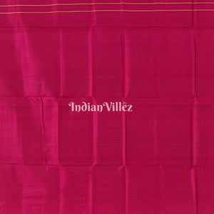 Blue Pasapali Border Lotus Design Khandua Silk Saree