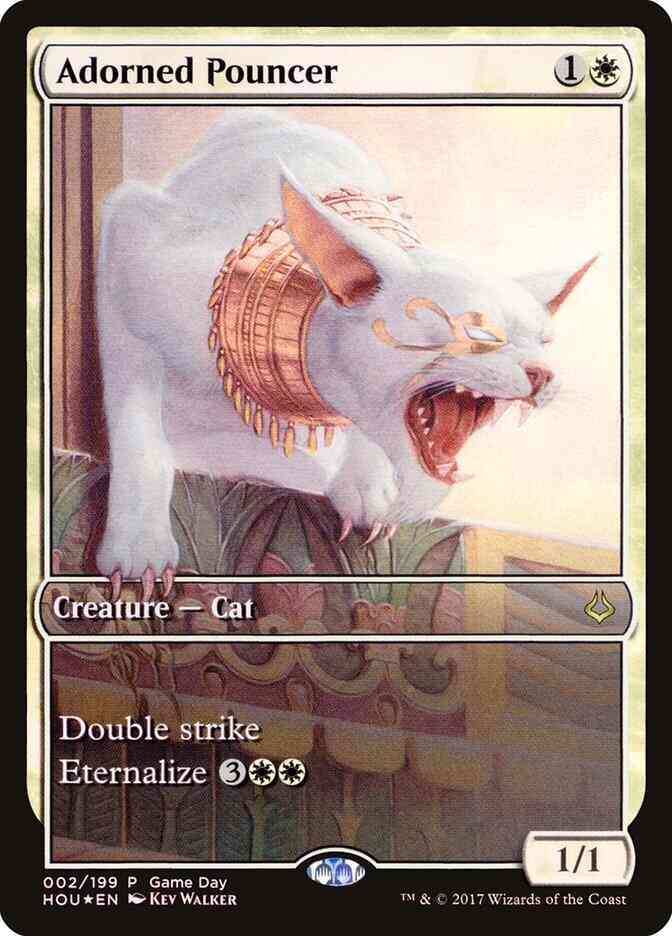 Adorned Pouncer [2] [Game Day] [Hour of Devastation Promos] [Foil]
