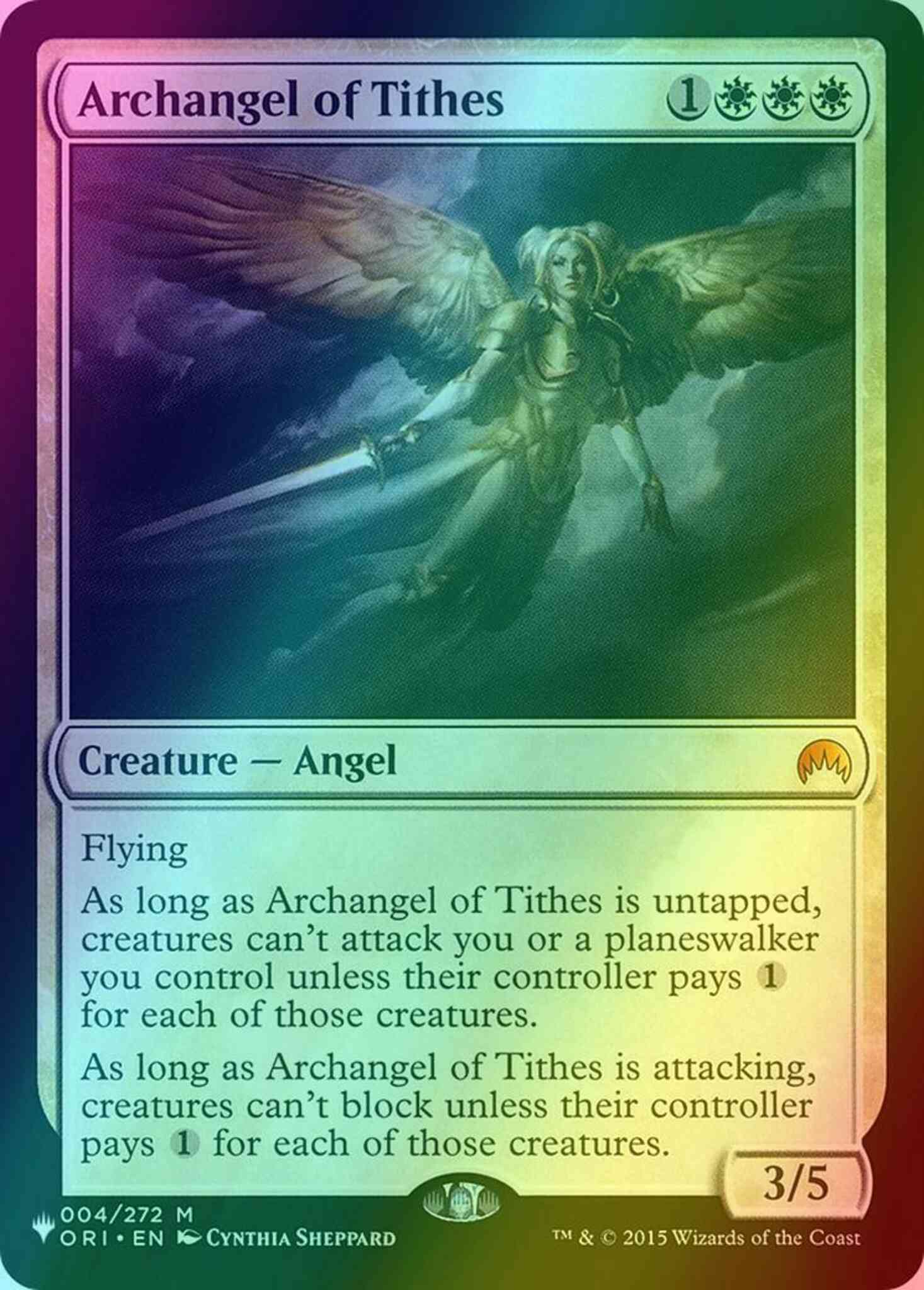 Archangel of Tithes [ORI-4] [The List] [Foil]