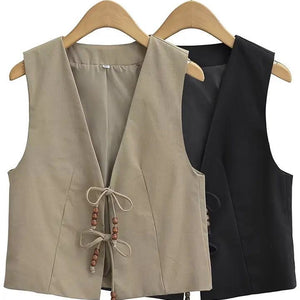 Hansel Knot Up Summer Tops