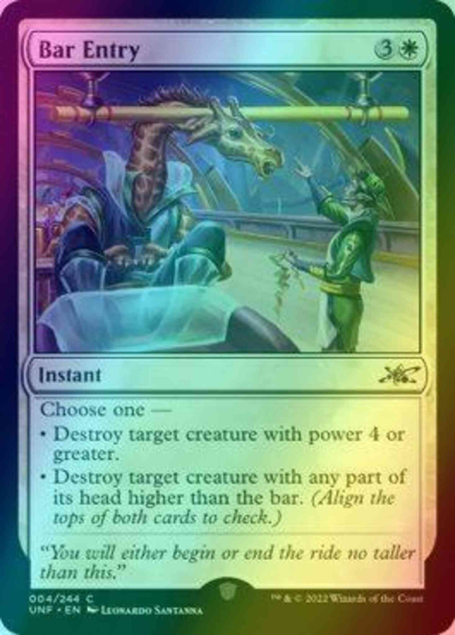 Bar Entry [4] [Unfinity] [Foil]