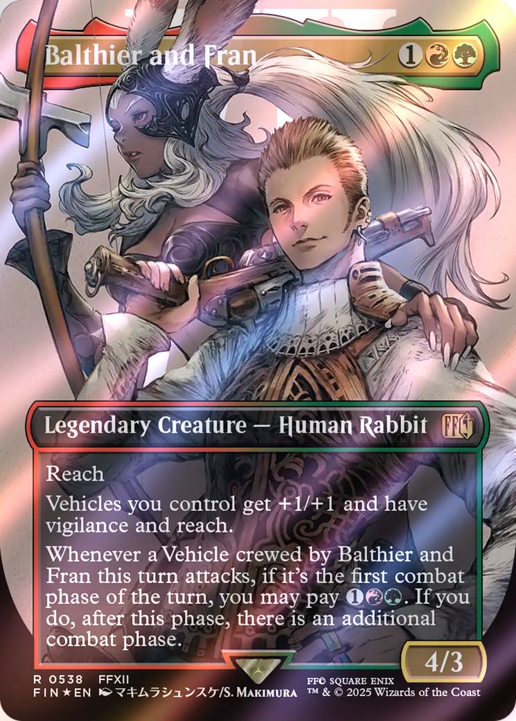 Balthier and Fran [538] [Borderless] [Character] [FINAL FANTASY] [Surge Foil]