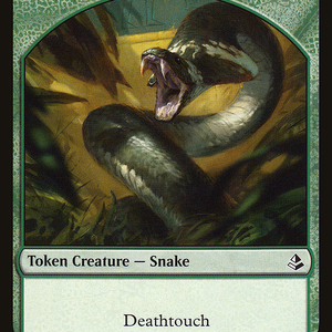 Aven Initiate Token (03) // Snake Token (23) [Amonkhet Tokens] [Non-Foil]