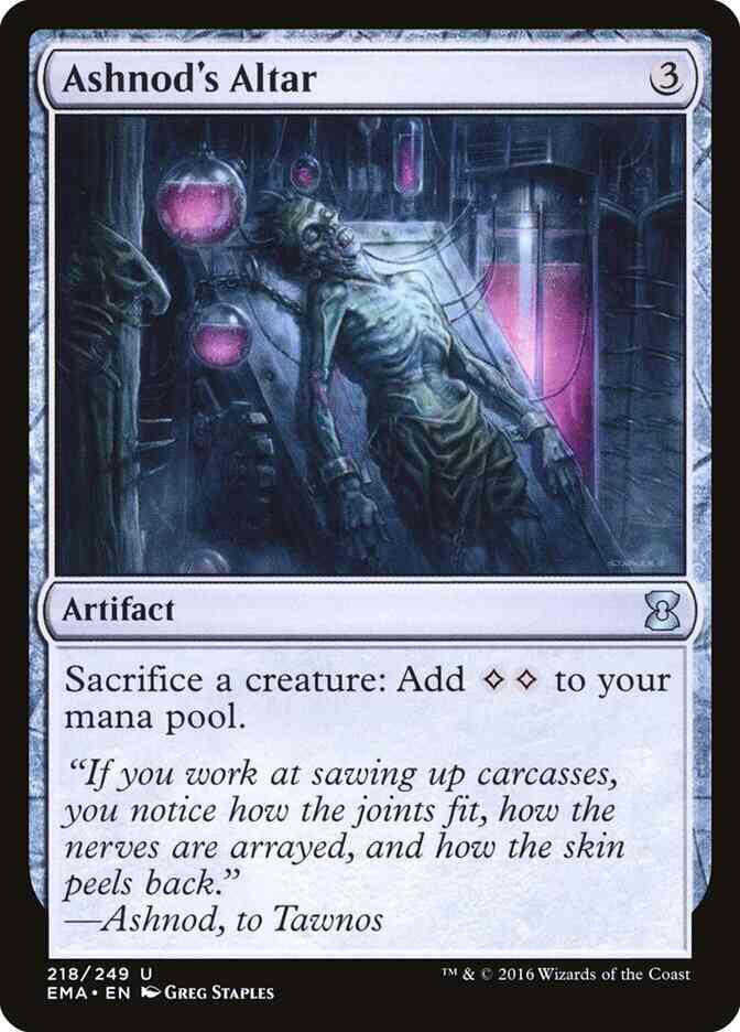 Ashnod's Altar [218] [Eternal Masters] [Non-Foil]