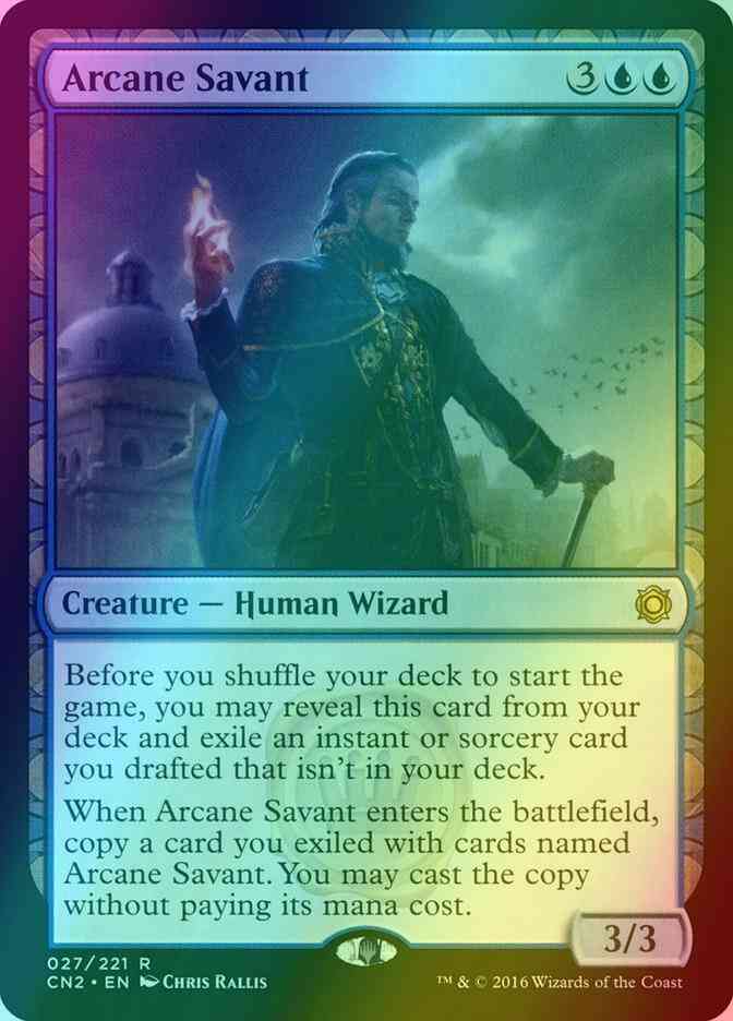 Arcane Savant [27] [Conspiracy Take The Crown] [Foil]