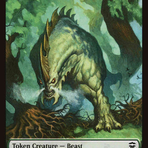 Beast Token (19) // Elephant Token (20) [Commander Legends Tokens] [Non-Foil]