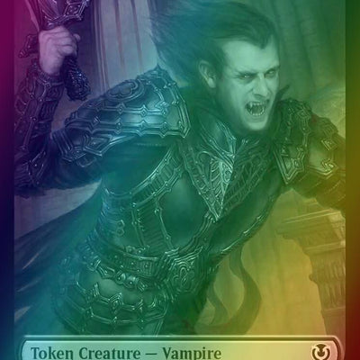 Blood Token (21) // Vampire Token (07) [Innistrad Remastered: Tokens] [Foil]