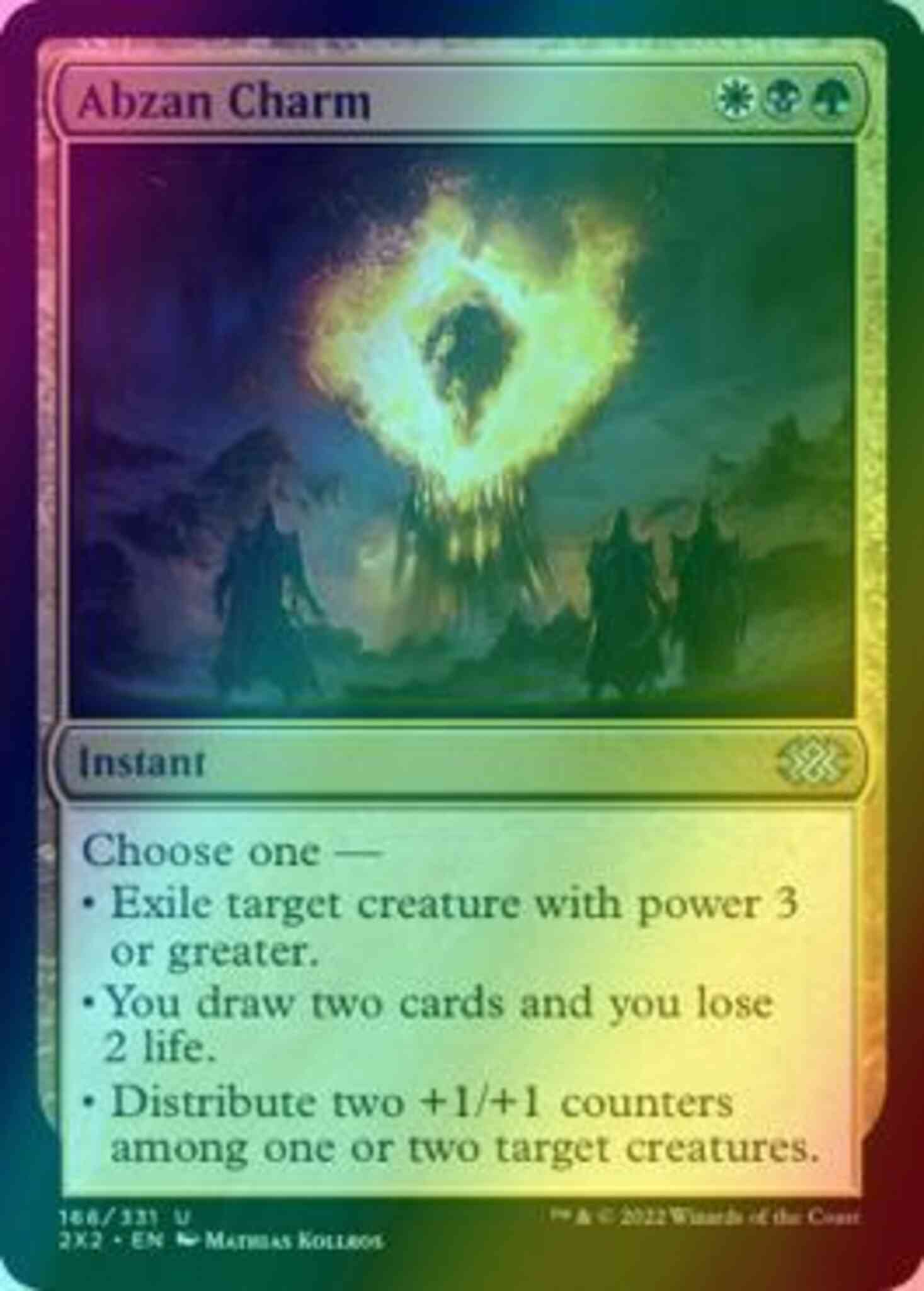Abzan Charm [166] [Double Masters 2022] [Foil]