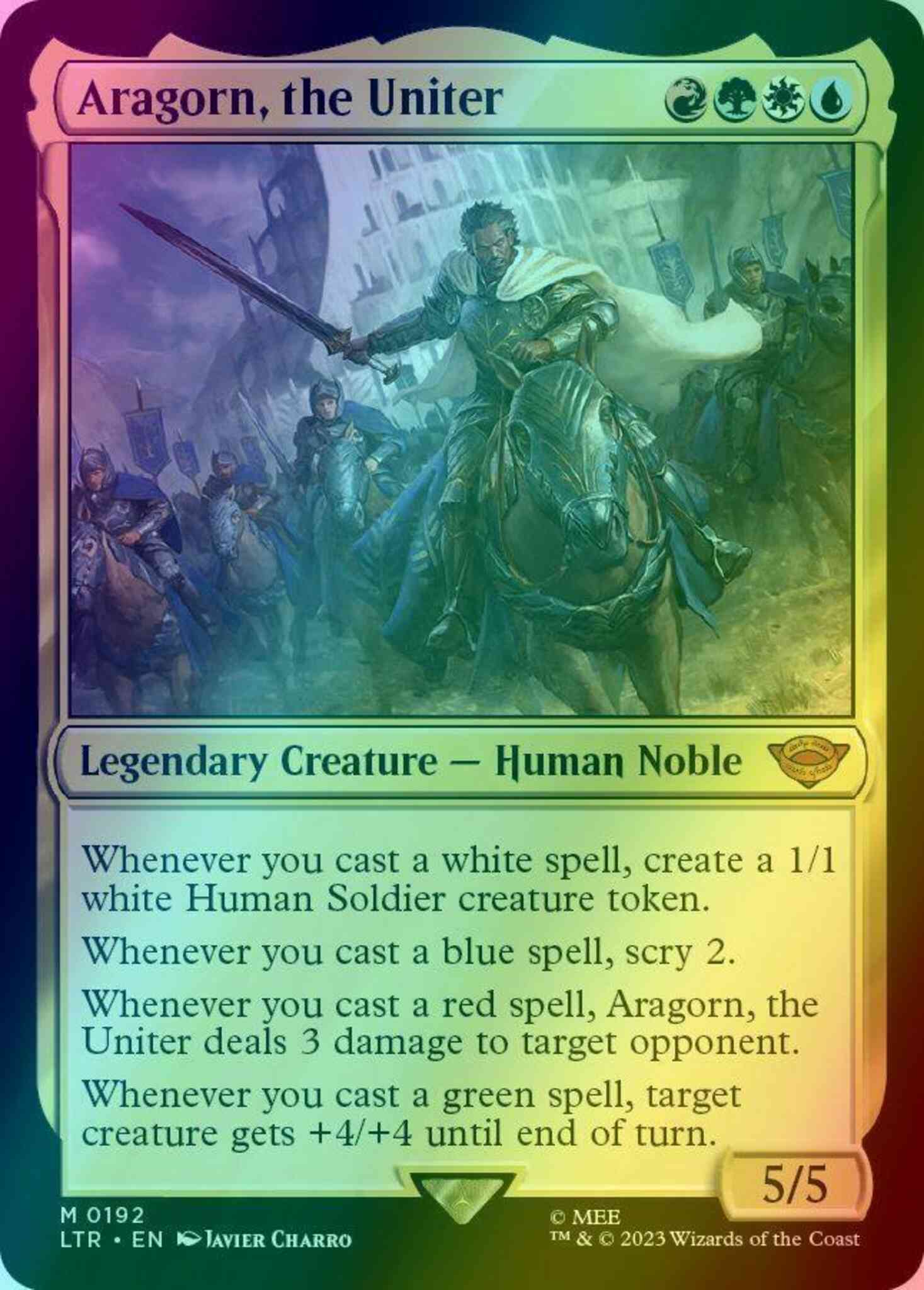Aragorn, the Uniter [192] [The Lord of the Rings: Tales of Middle-earth] [Foil]