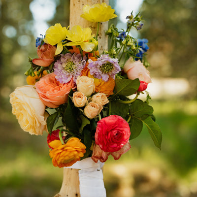 Charmingly Vibrant Forest Wedding