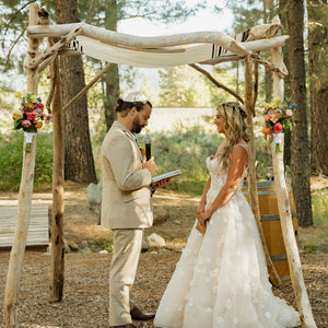 Charmingly Vibrant Forest Wedding