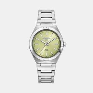 Eos Classic Women Quartz Light Green Dial Analog Stainless Steel Watch 982847 41 75 20