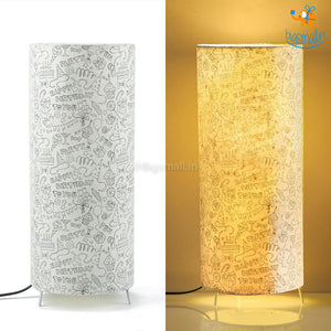 Happy Birthday Cylindrical Lamp
