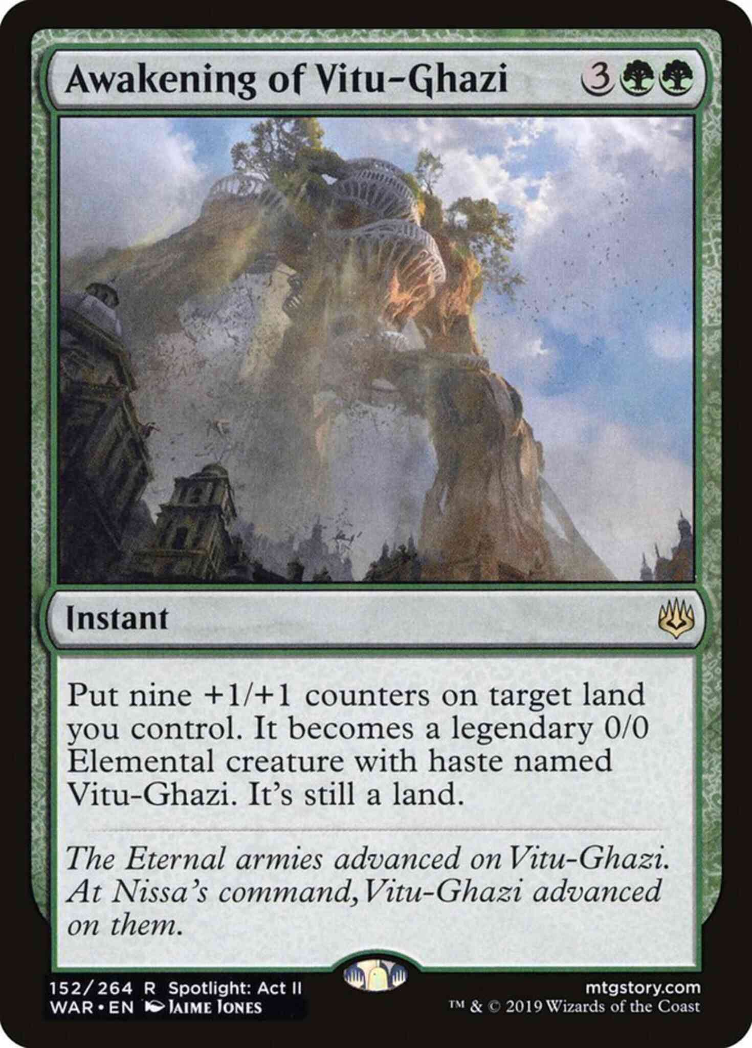 Awakening of Vitu-Ghazi [152] [War of the Spark] [Non-Foil]