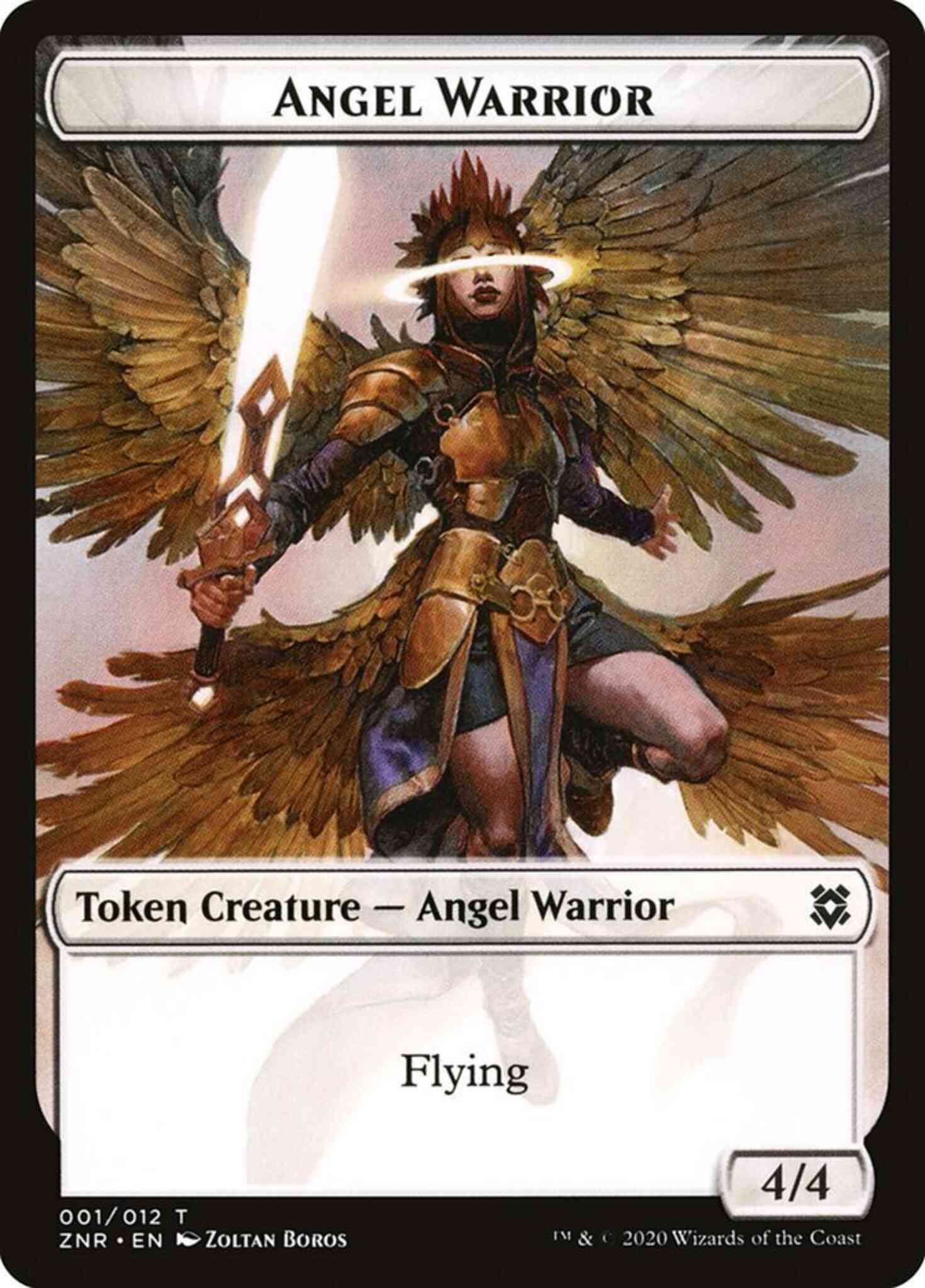 Angel Warrior Token [01] [Zendikar Rising Tokens] [Non-Foil]