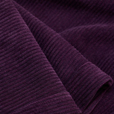 Purple Corduroy Relaxed Fit Trousers