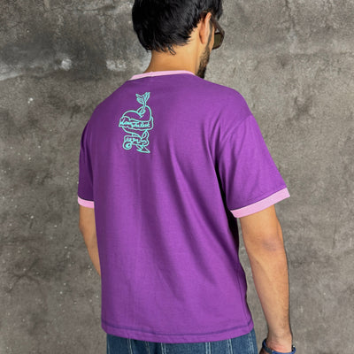 Charitraheen Baby Tee- Purple