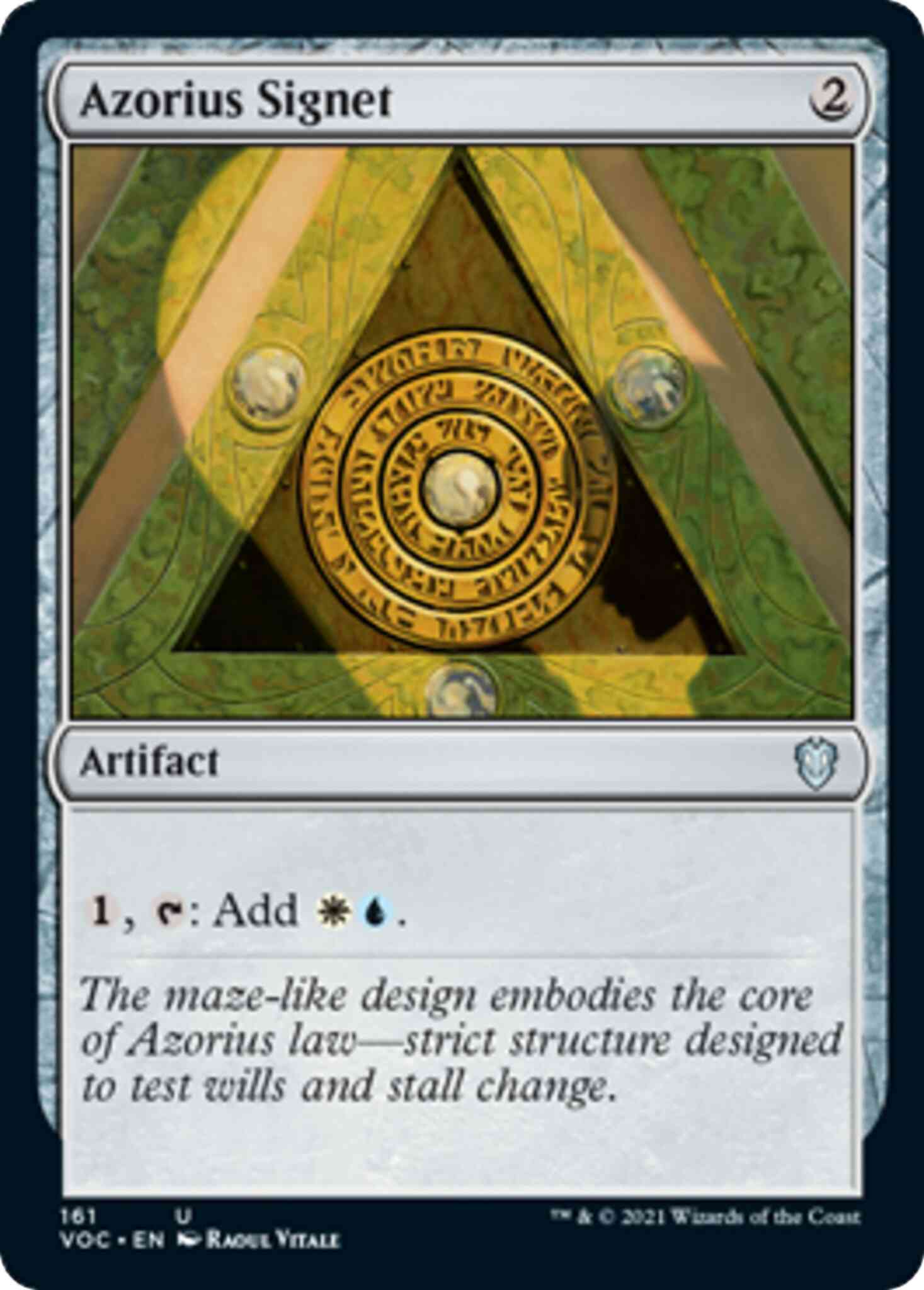 Azorius Signet [161] [Innistrad: Crimson Vow: Commander] [Non-Foil]