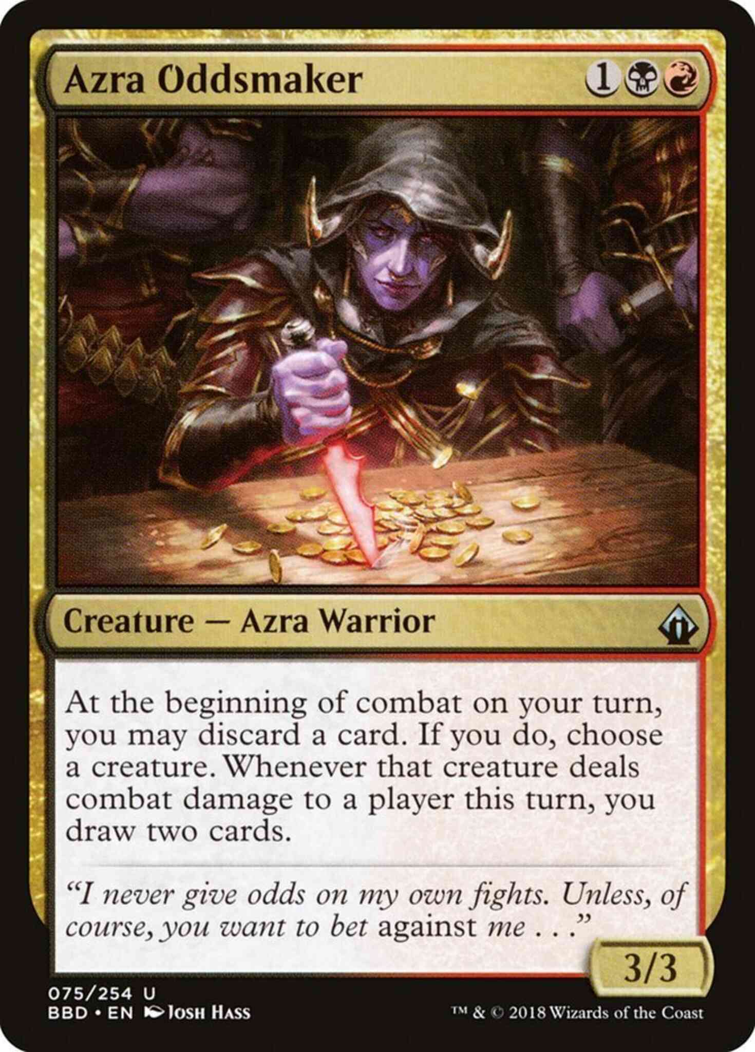 Azra Oddsmaker [75] [Battlebond] [Non-Foil]