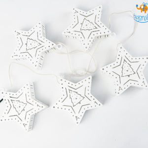 Star Tree Multicolored String Lights