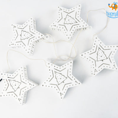 Star Tree Multicolored String Lights