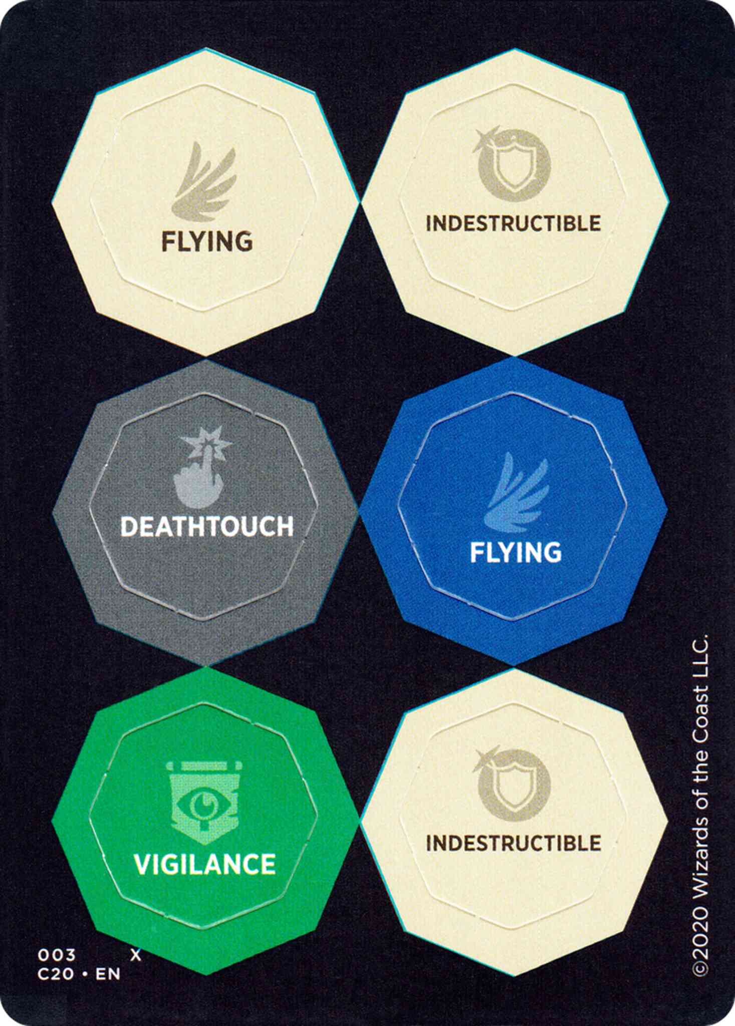 Ability Punchcard [03/04] [20] [Commander 2020 Tokens] [Non-Foil]