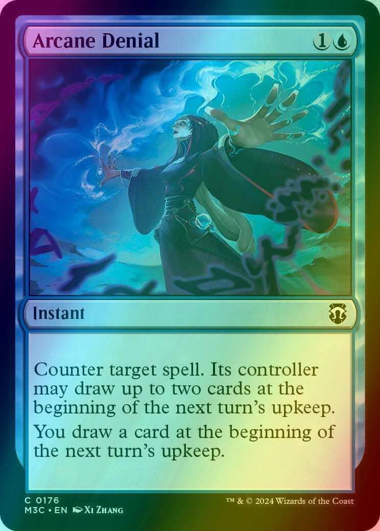 Arcane Denial [176] [Modern Horizons 3: Commander] [Ripple Foil]